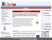 Tablet Screenshot of clio92.it